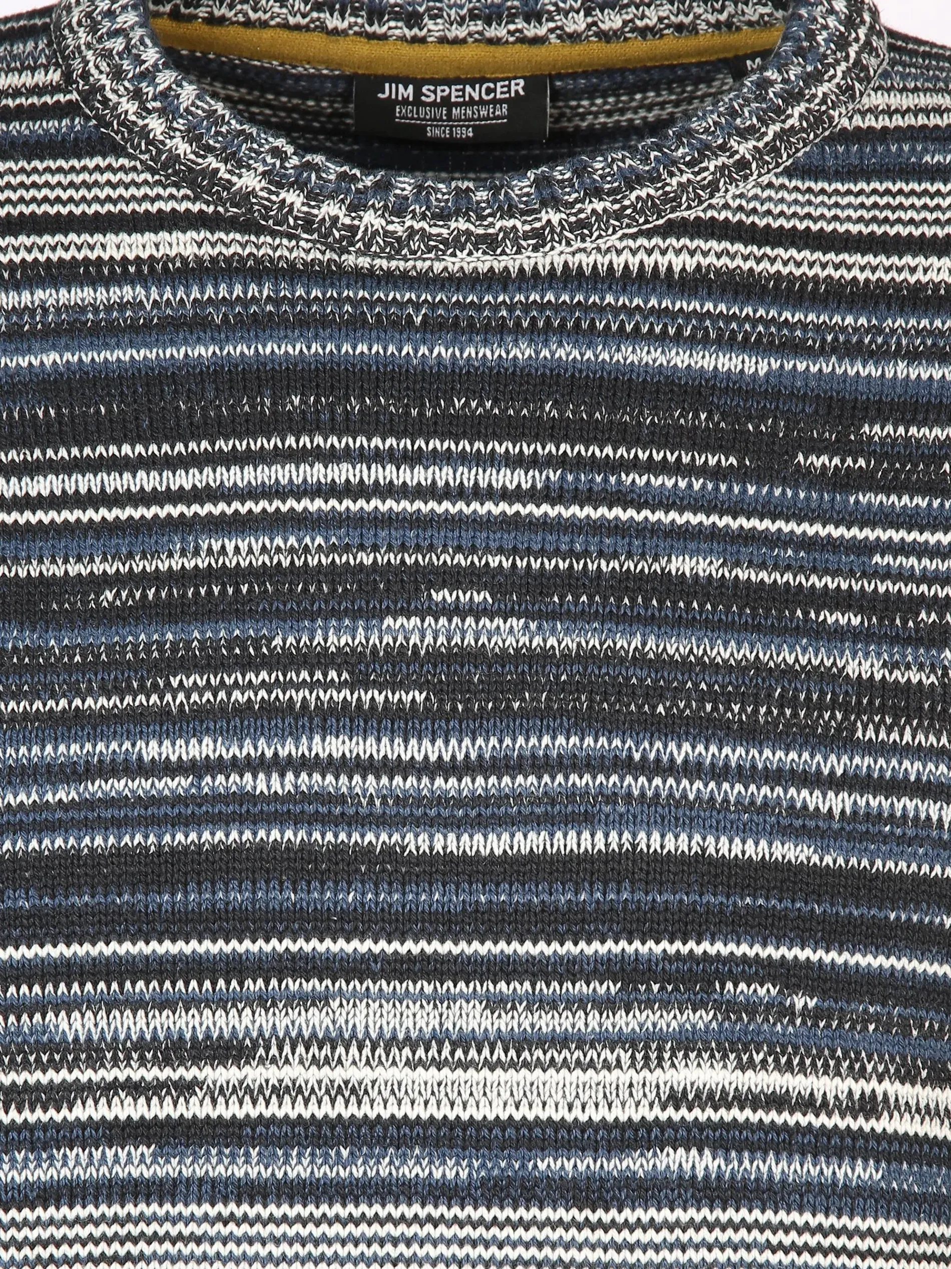 Herren Strickpullover in gestreifter Optik