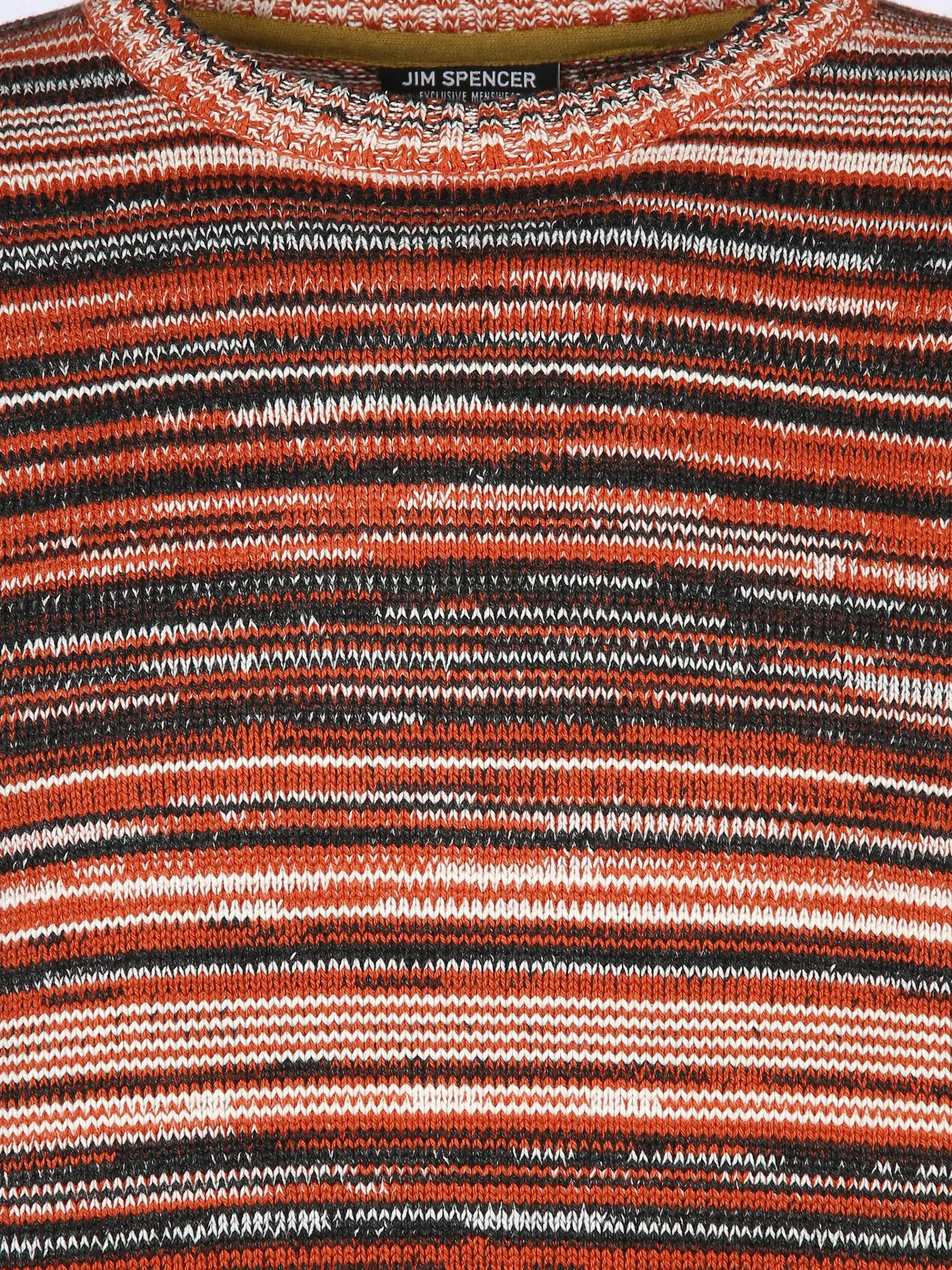 Herren Strickpullover in gestreifter Optik