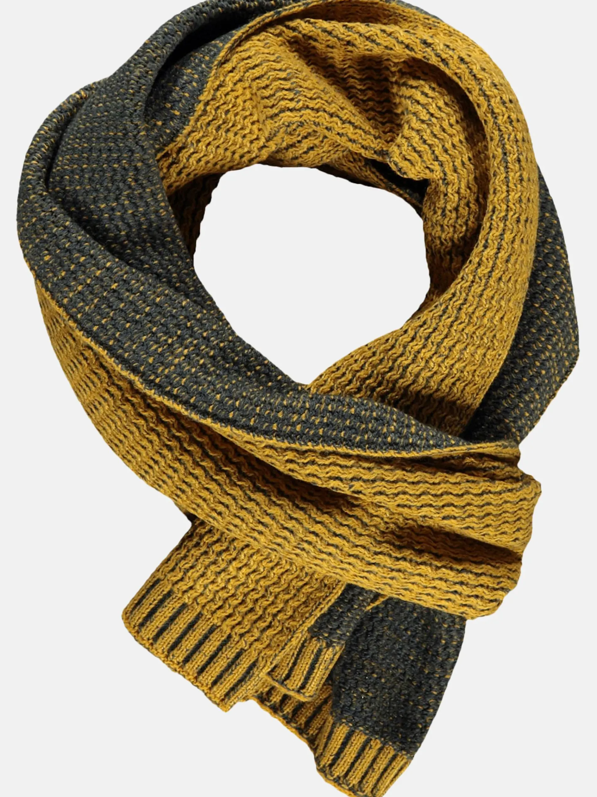 Herren Strickschal zweifarbig