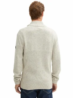 Herren Stricktroyer in melierter Optik