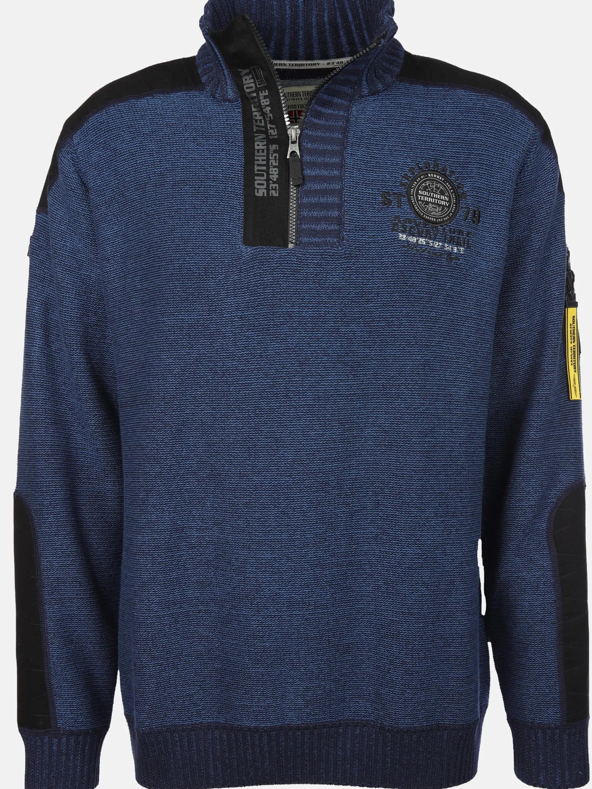 Herren Stricktroyer mit Stickerei