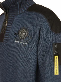 Herren Stricktroyer mit Stickerei