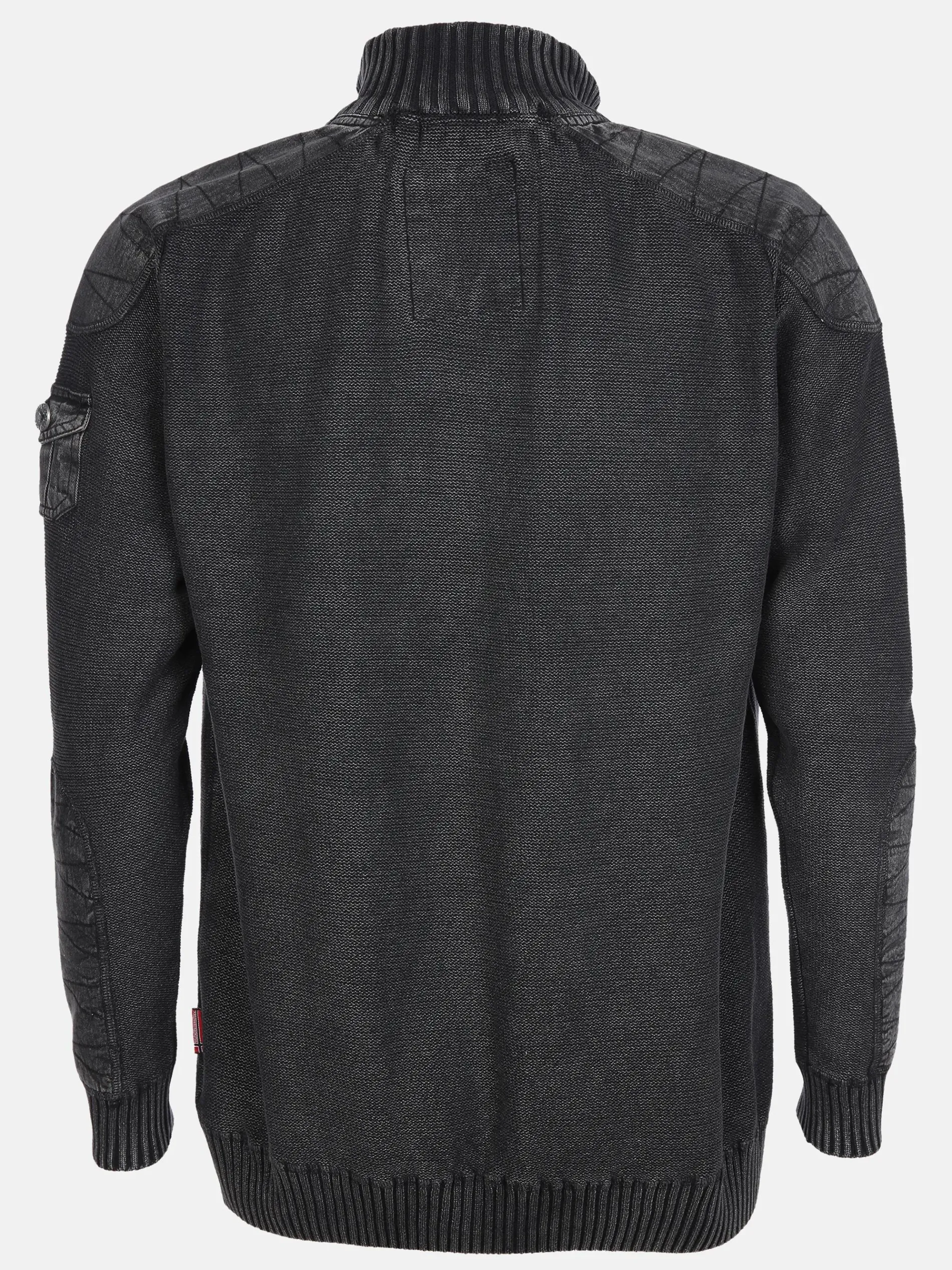 Herren Stricktroyer mit Stickerei-Applikation