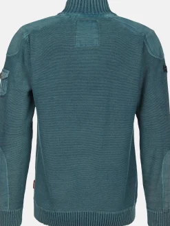 Herren Stricktroyer mit Stickerei-Applikation