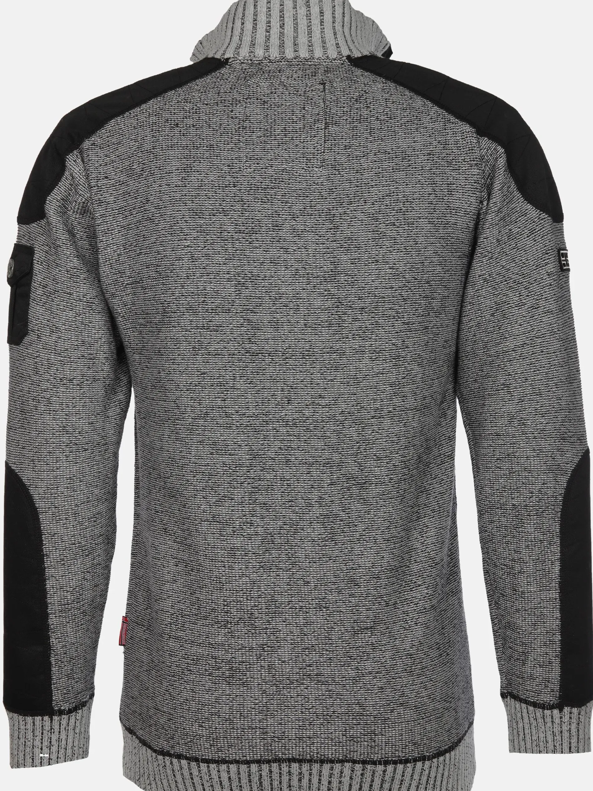 Herren Stricktroyer mit Stickerei-Applikation