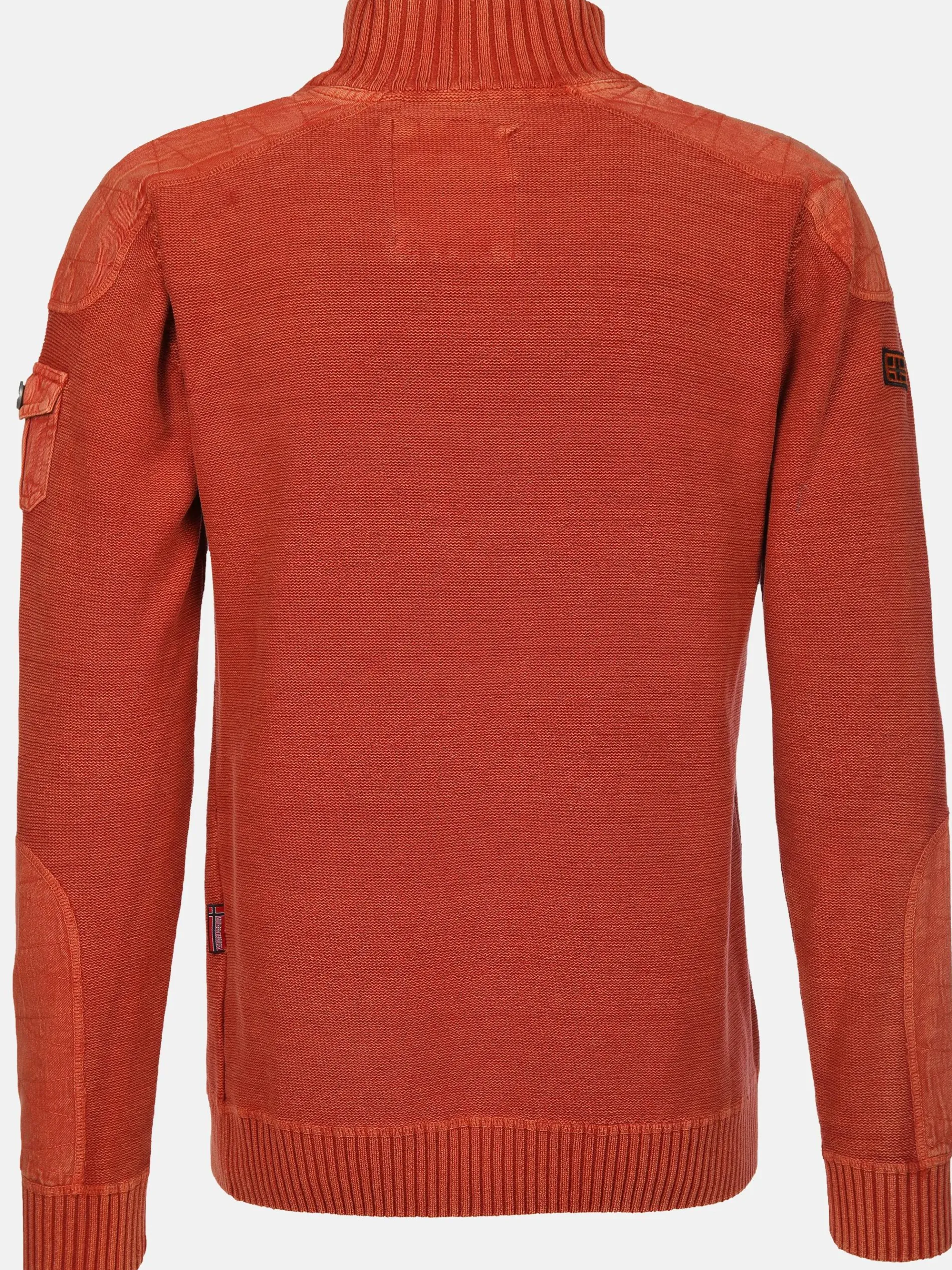 Herren Stricktroyer mit Stickerei-Applikation