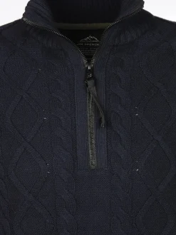 Herren Stricktroyer mit Zopfmuster