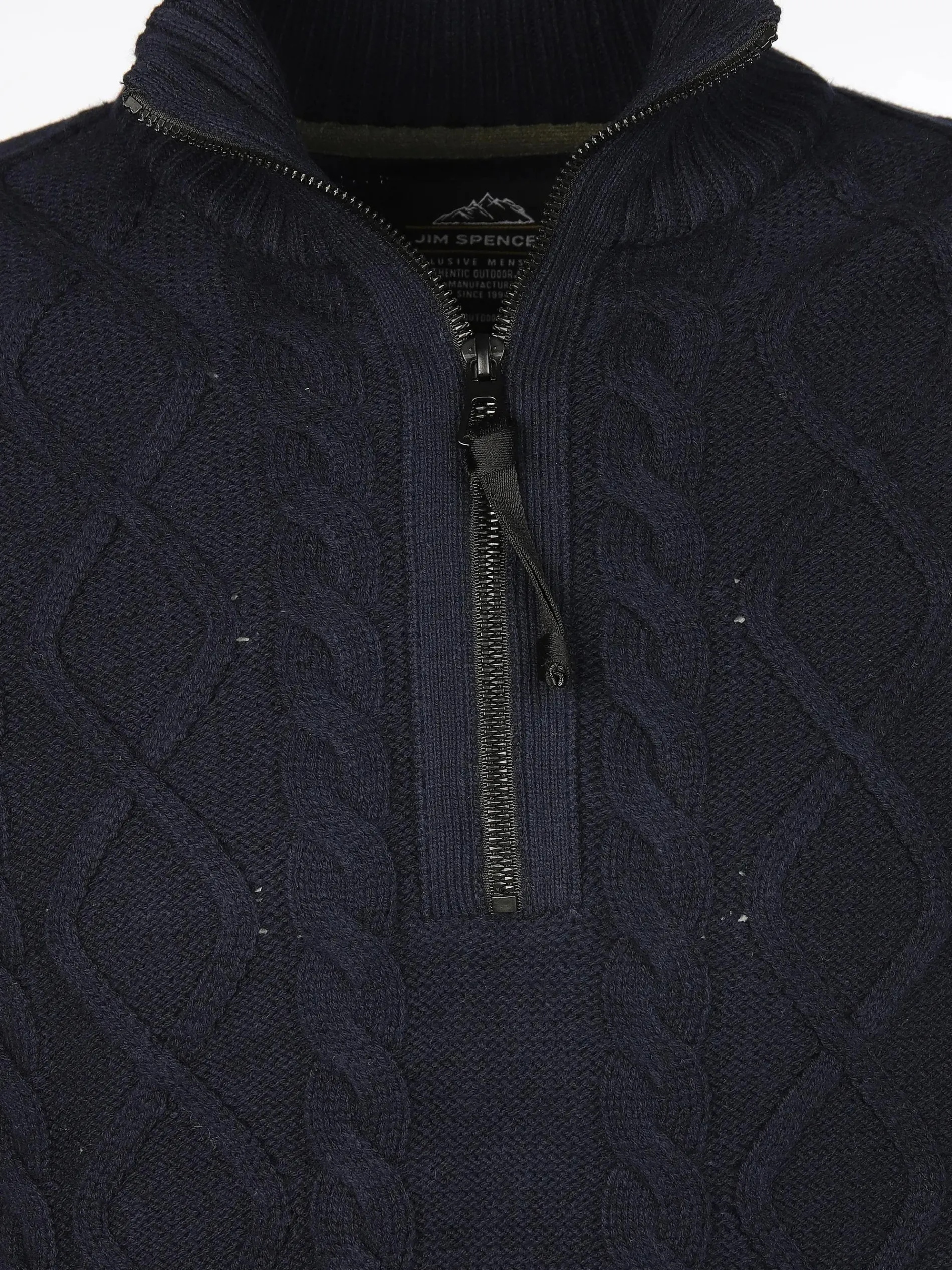 Herren Stricktroyer mit Zopfmuster