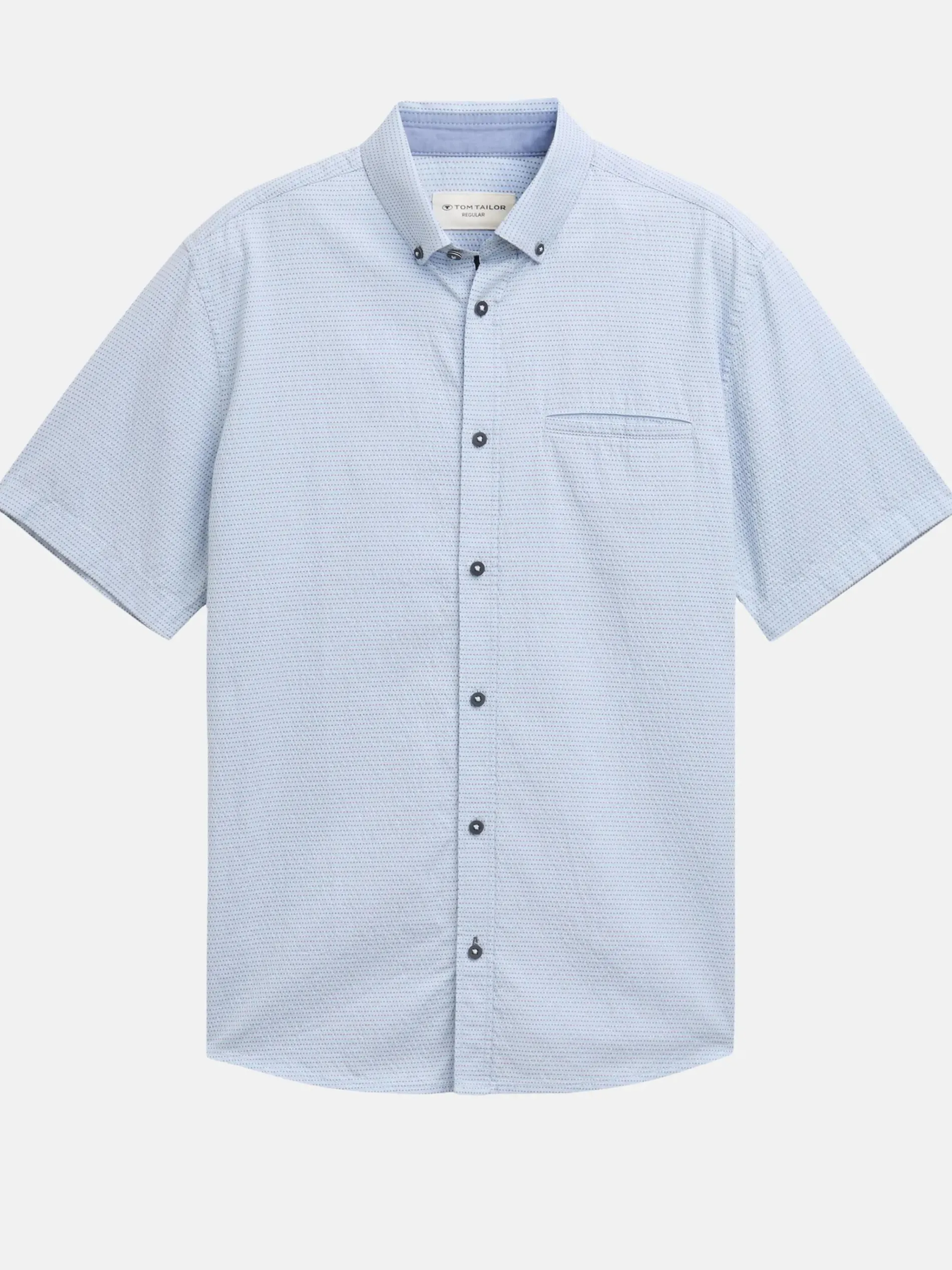 Herren Strukturhemd mit kurzem Arm