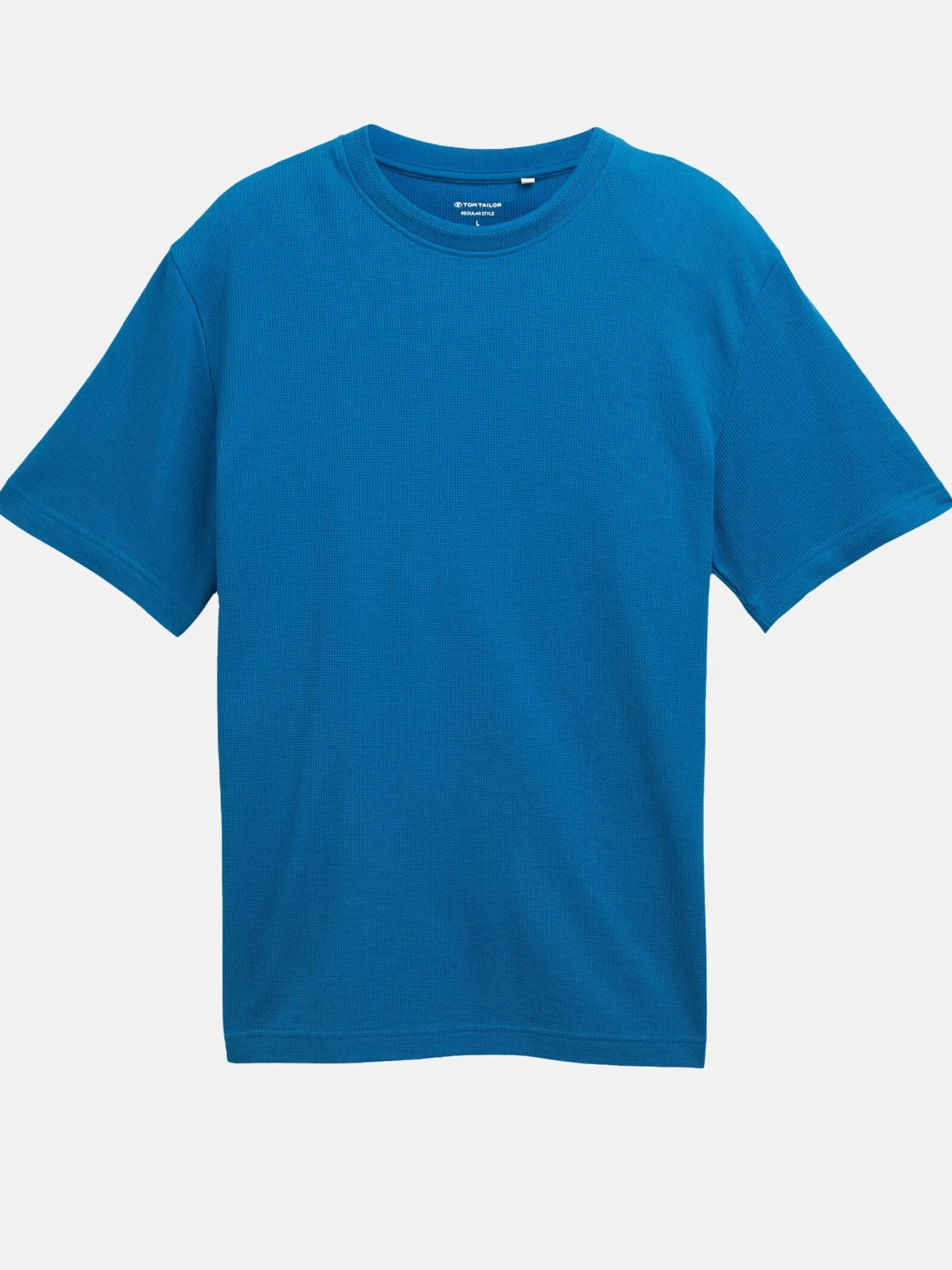 Herren Strukturshirt unifarben