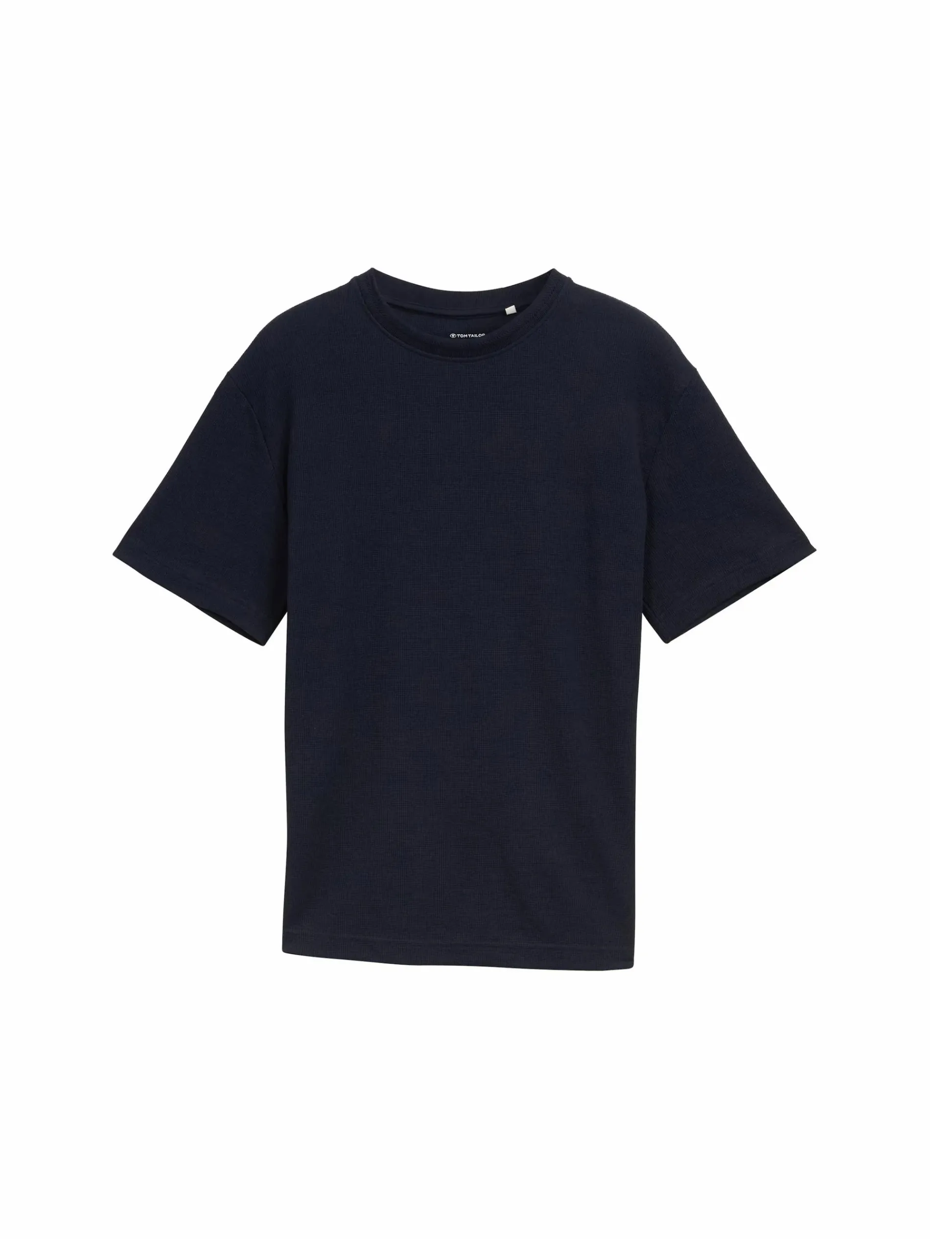 Herren Strukturshirt unifarben