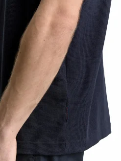 Herren Strukturshirt unifarben