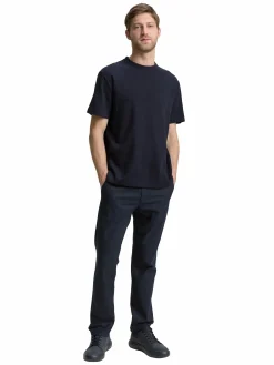 Herren Strukturshirt unifarben