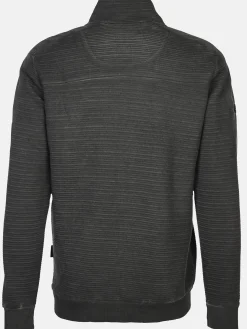 Herren Sweatjacke in verwaschener Optik