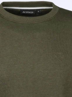 Herren Sweatshirt in melierter Optik