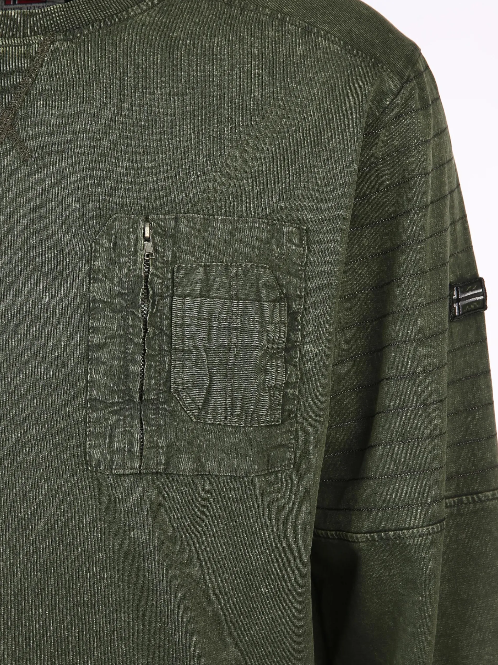 Herren Sweatshirt mit Brusttasche