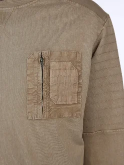 Herren Sweatshirt mit Brusttasche