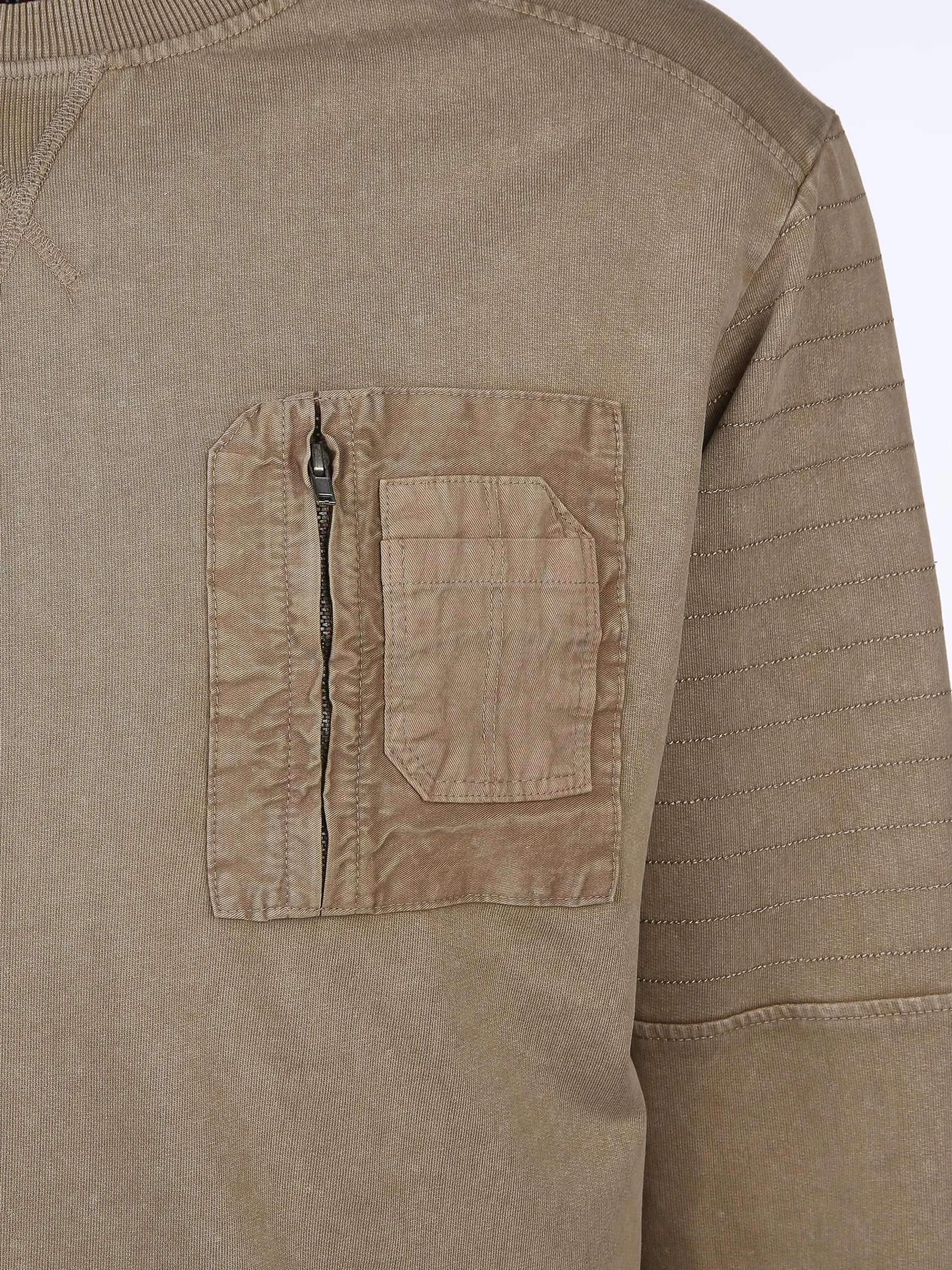 Herren Sweatshirt mit Brusttasche