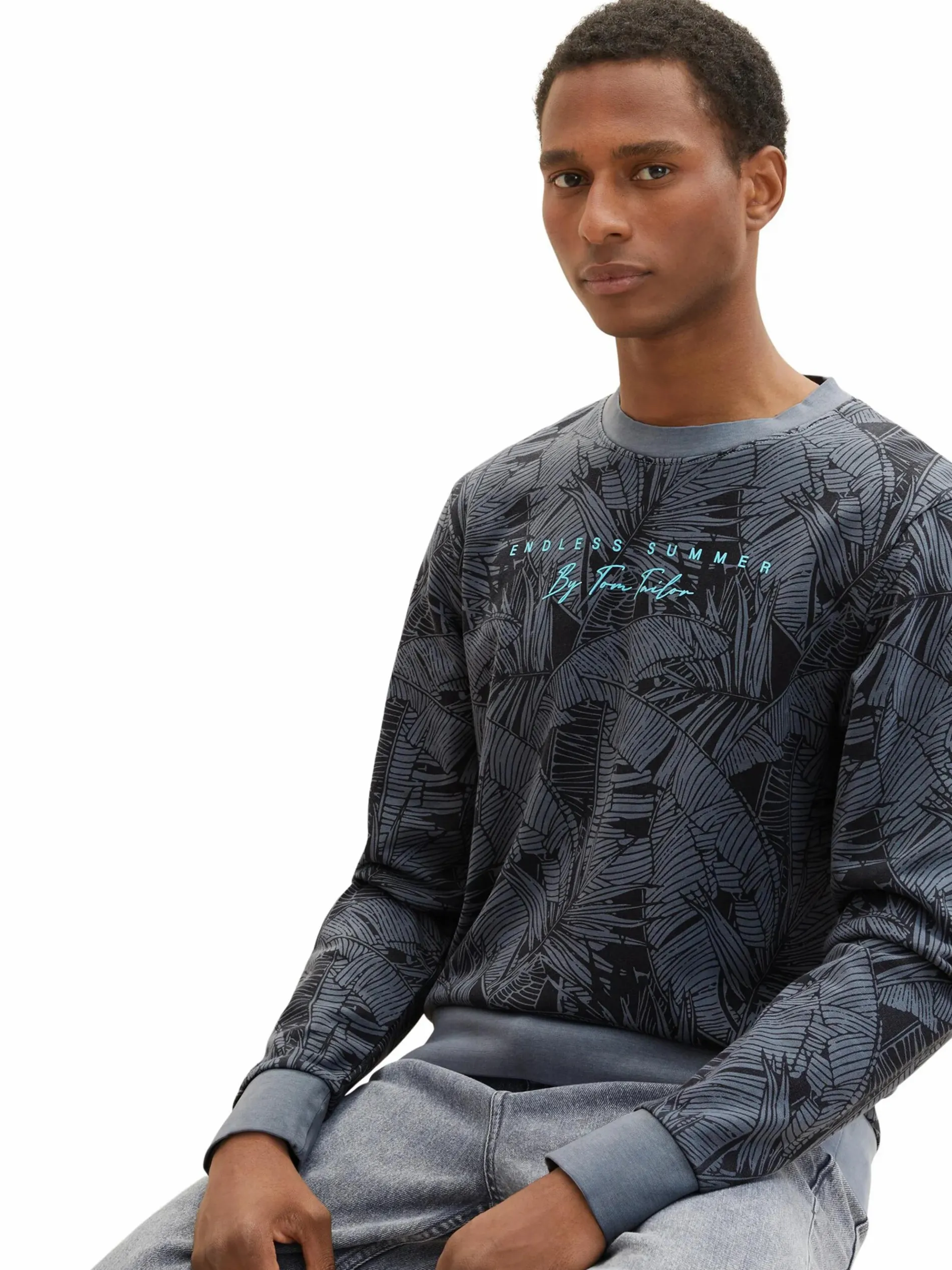Herren Sweatshirt mit Jungle Print
