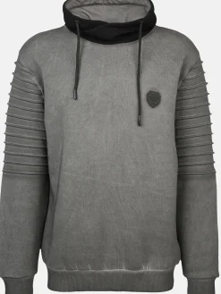 Herren Sweatshirt mit Schalkragen