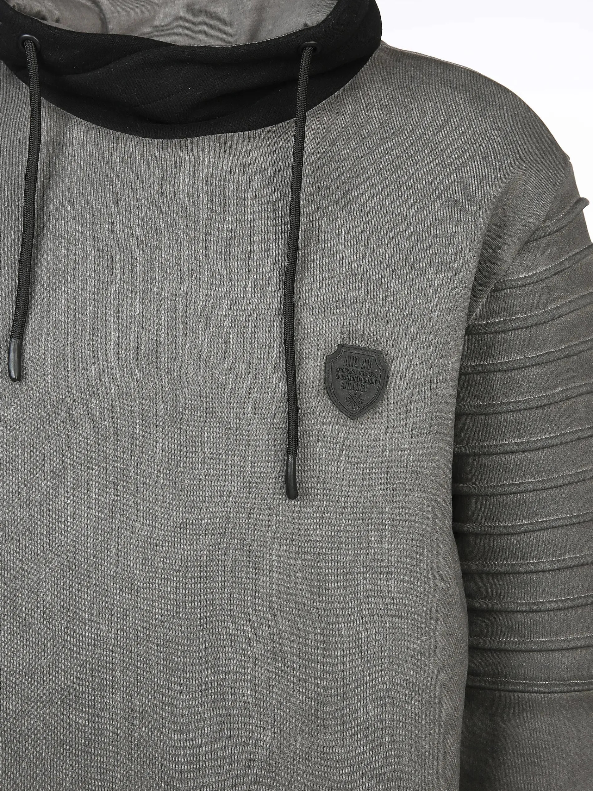 Herren Sweatshirt mit Schalkragen