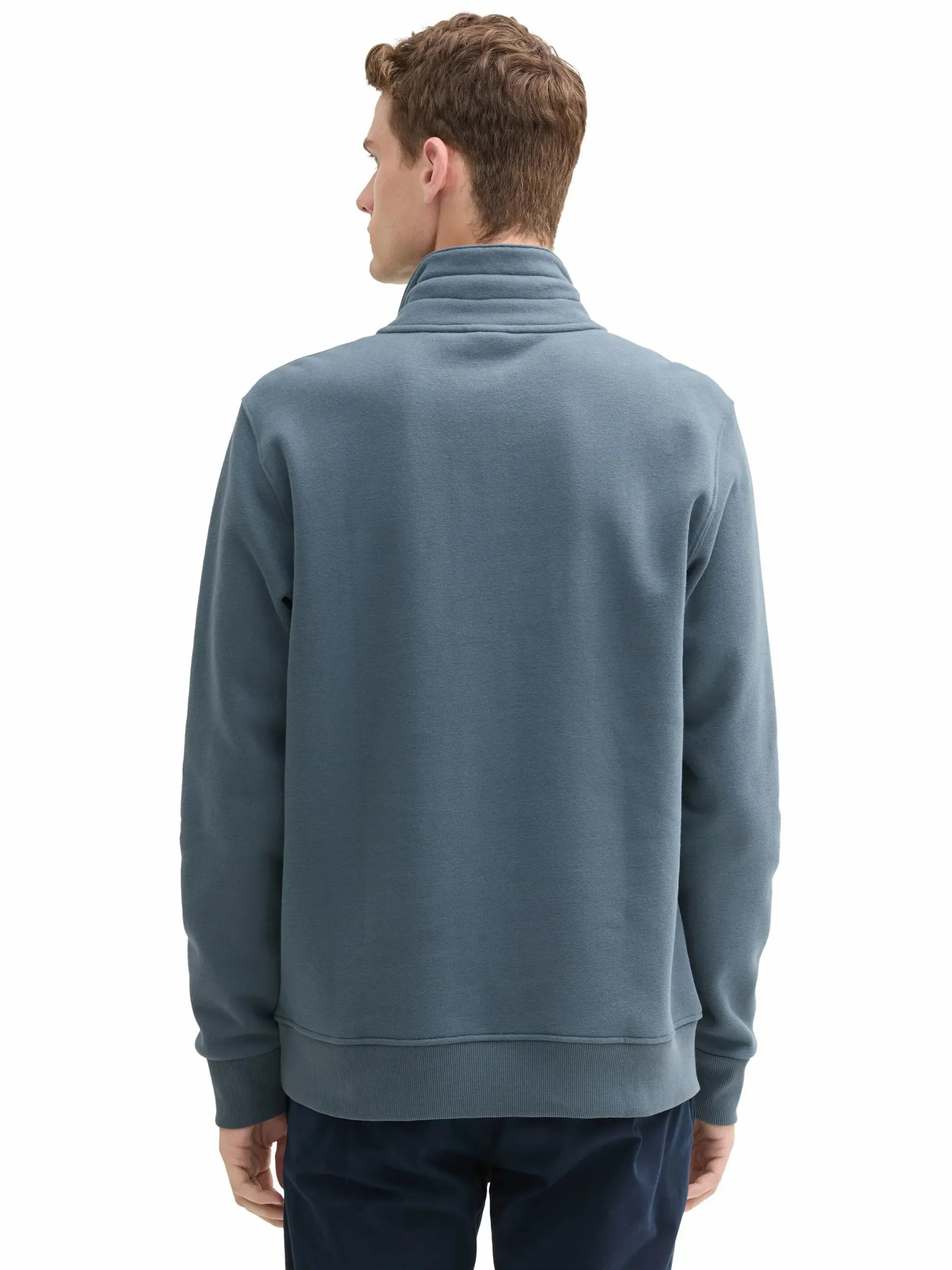Herren Sweatshirt mit Stehkragen