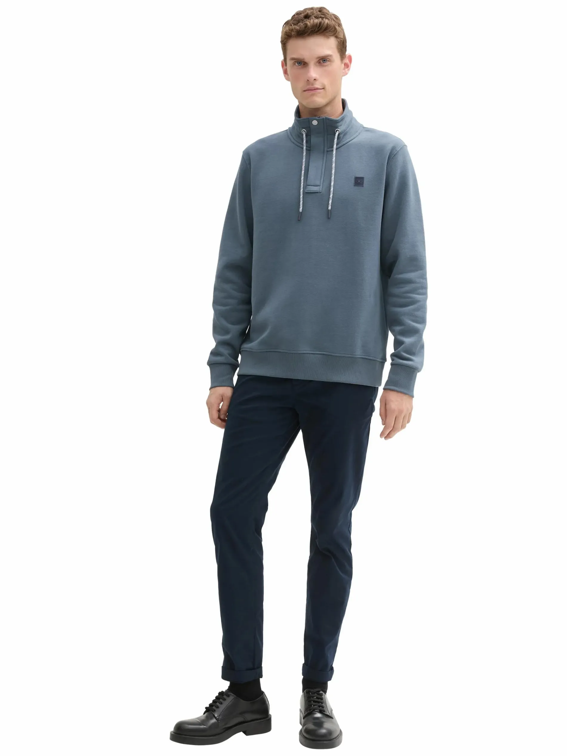 Herren Sweatshirt mit Stehkragen