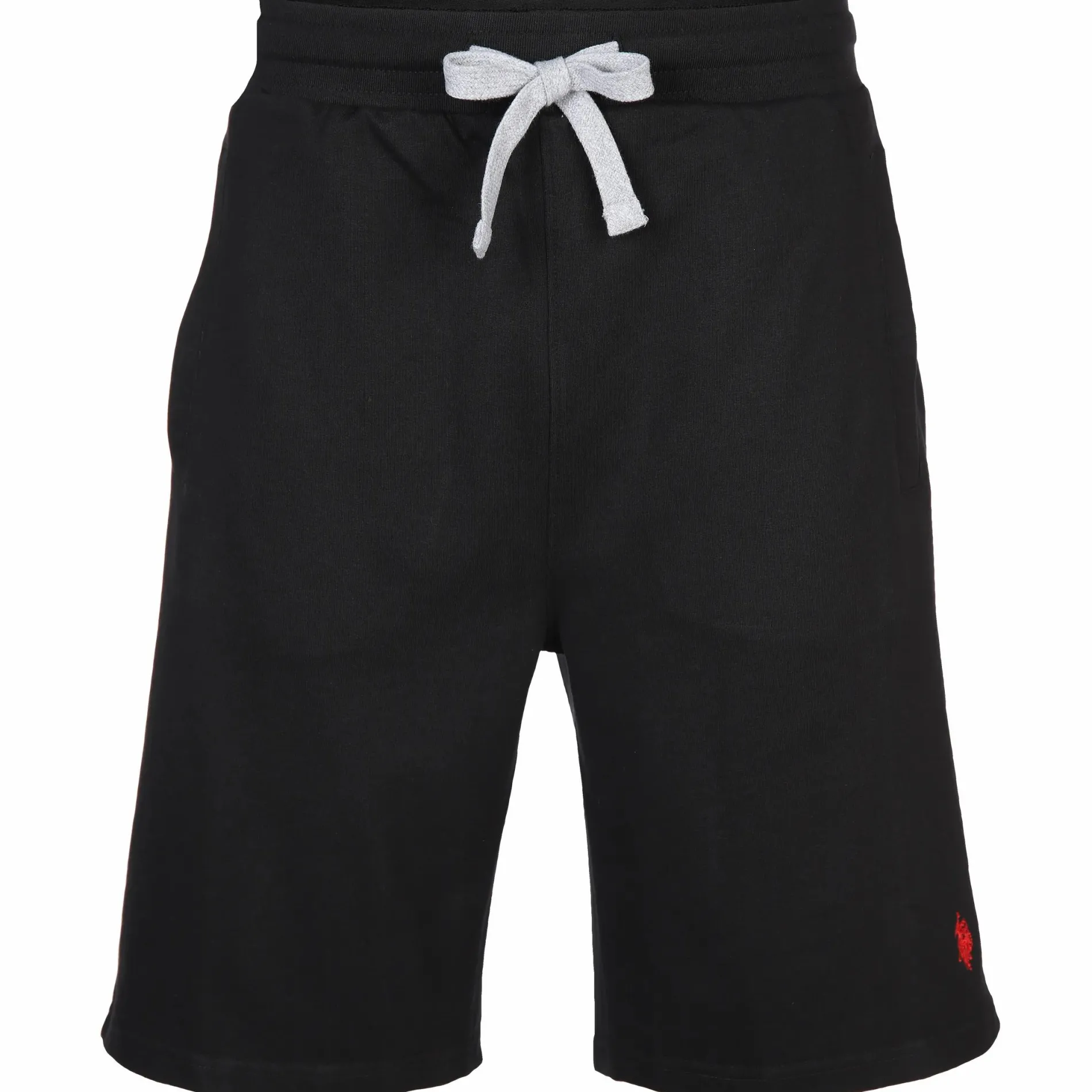 Herren Sweatshorts mit kleiner Stickerei