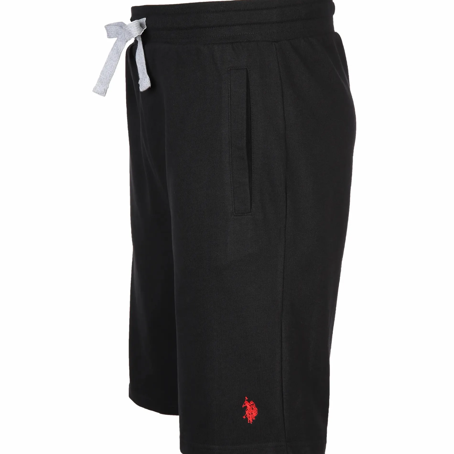 Herren Sweatshorts mit kleiner Stickerei