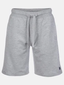 Herren Sweatshorts mit kleiner Stickerei