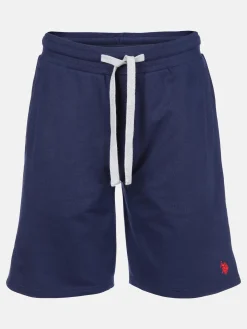 Herren Sweatshorts mit kleiner Stickerei