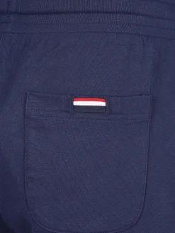 Herren Sweatshorts mit kleiner Stickerei