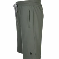 Herren Sweatshorts mit kleiner Stickerei