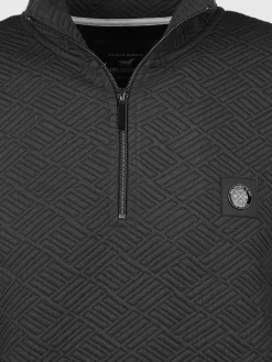 Herren Sweattroyer mit hübscher Struktur