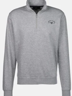 Herren Sweattroyer mit kleinem Print