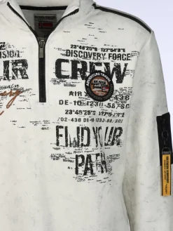 Herren Sweattroyer mit Print