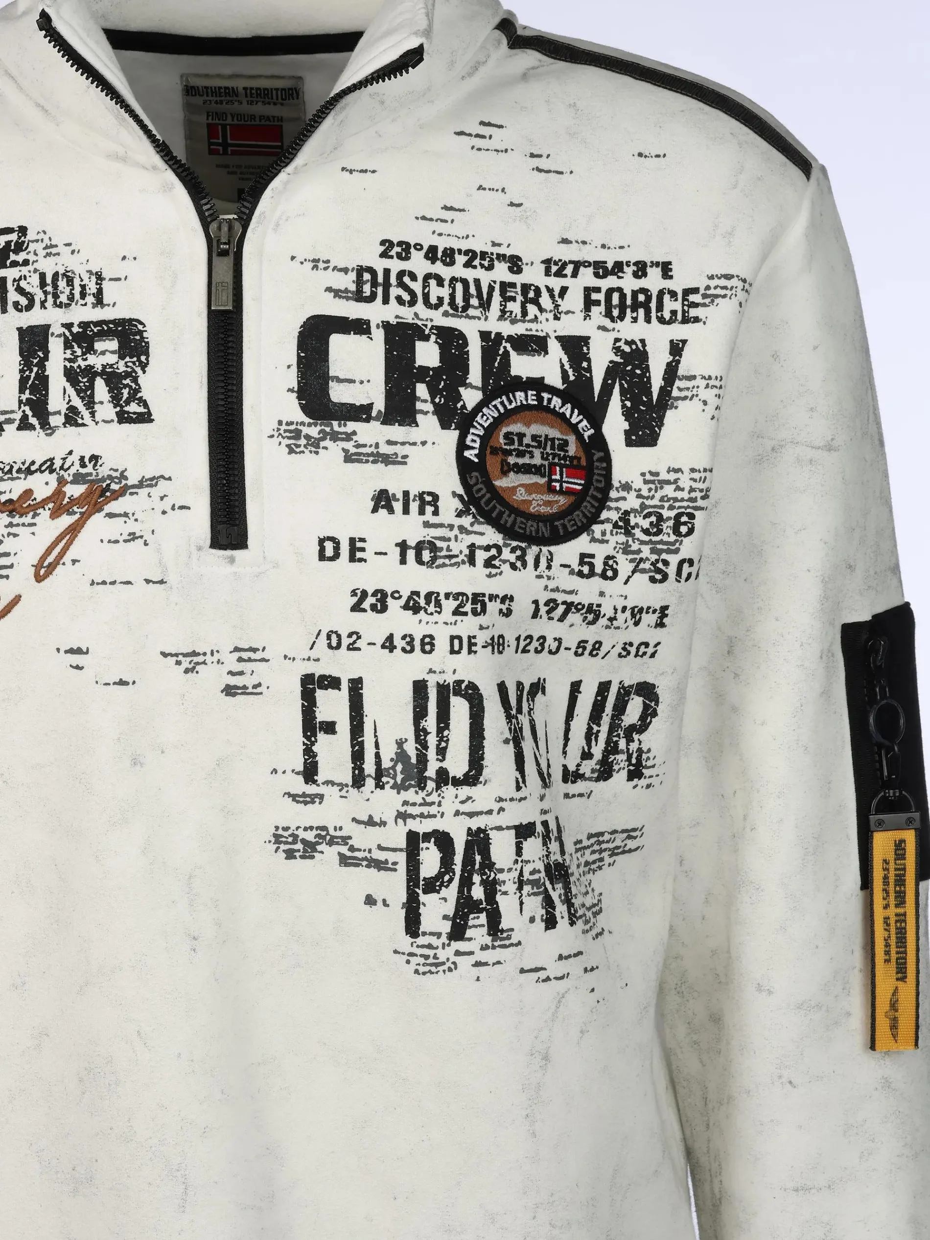 Herren Sweattroyer mit Print