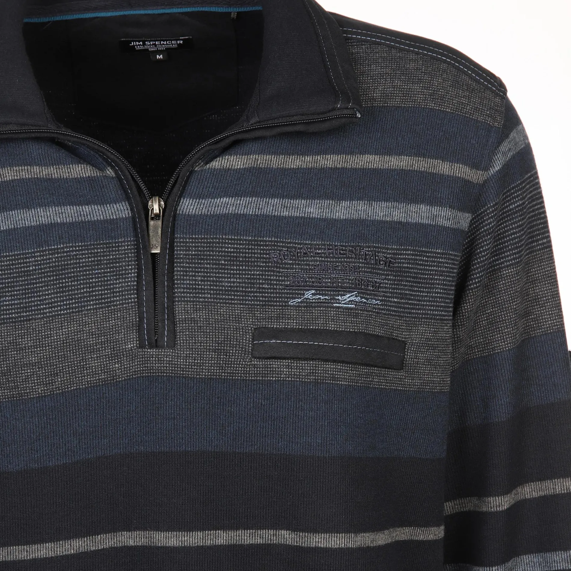 Herren Sweattroyer mit Streifen