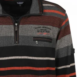 Herren Sweattroyer mit Streifen