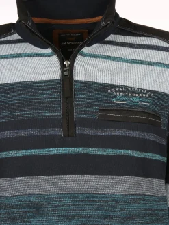 Herren Sweattroyer mit Streifen