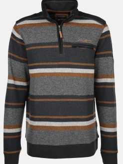 Herren Sweattroyer mit Streifen