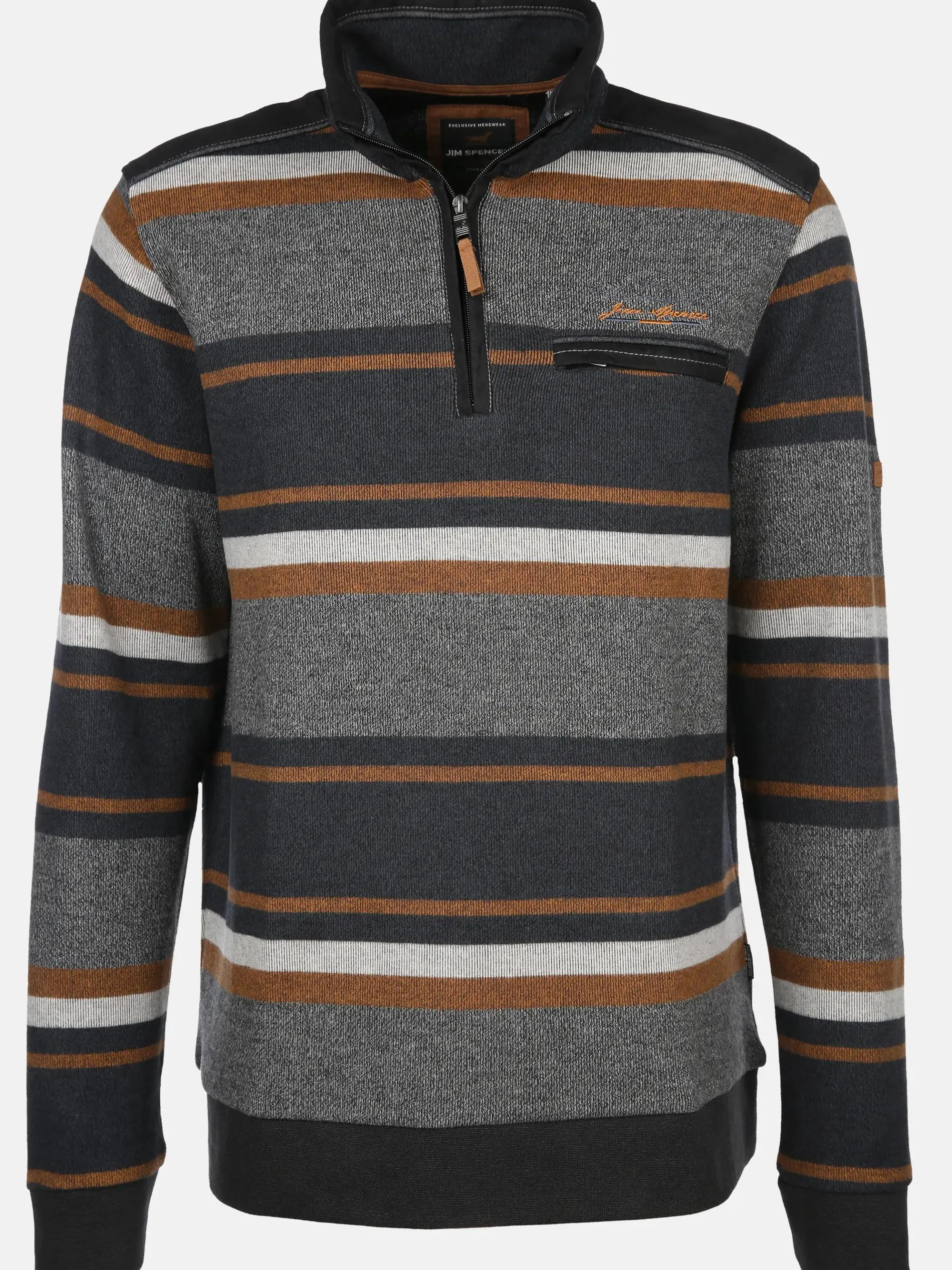 Herren Sweattroyer mit Streifen