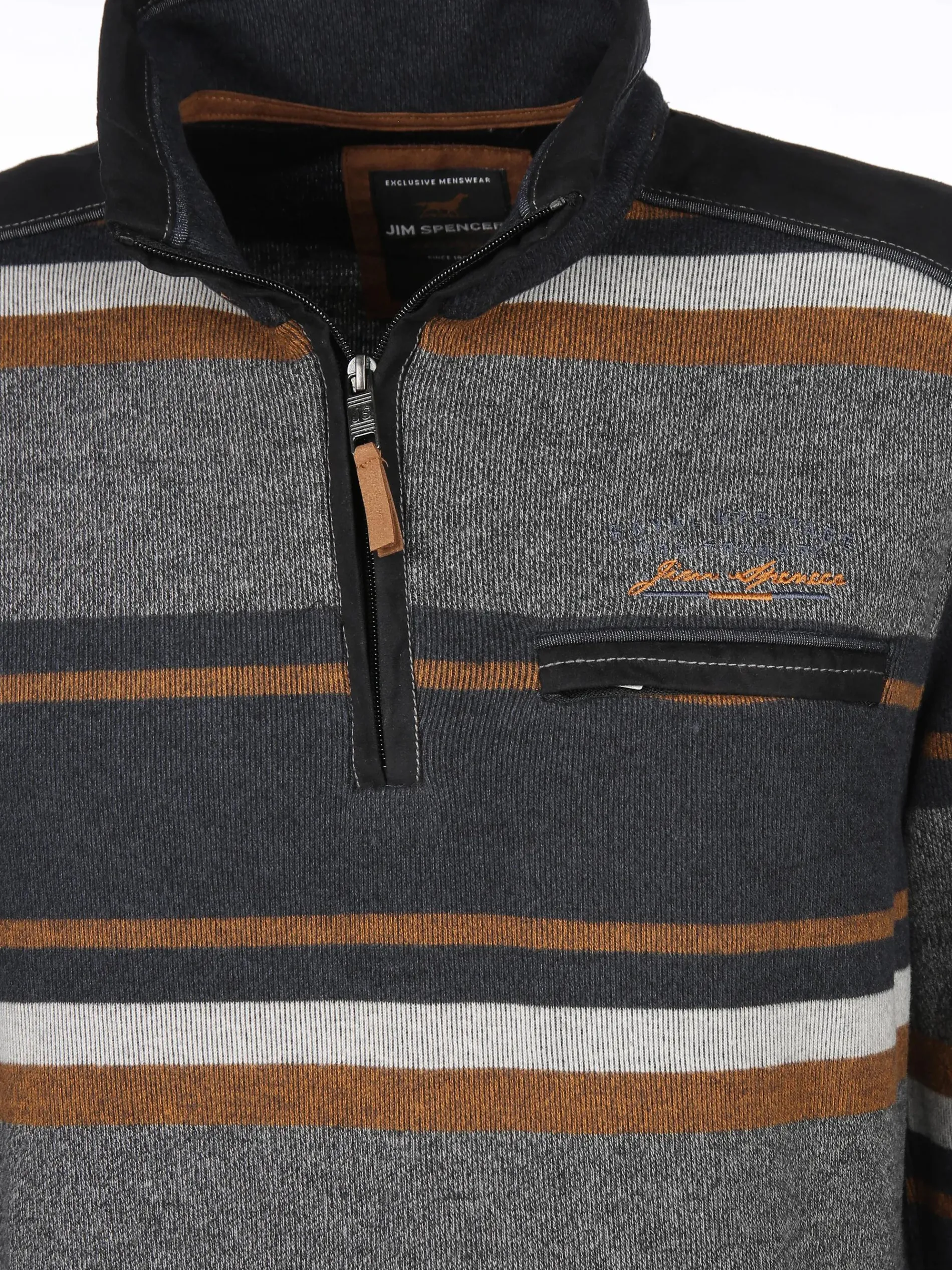 Herren Sweattroyer mit Streifen