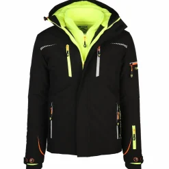 Herren Thermo Arbeitsjacke mit Neondetails