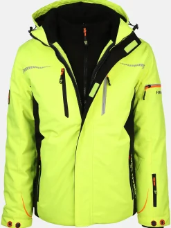 Herren Thermo Arbeitsjacke mit Neondetails