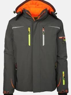Herren Thermo Arbeitsjacke mit Neondetails