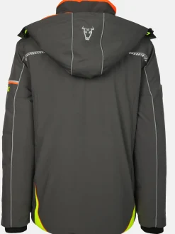 Herren Thermo Arbeitsjacke mit Neondetails