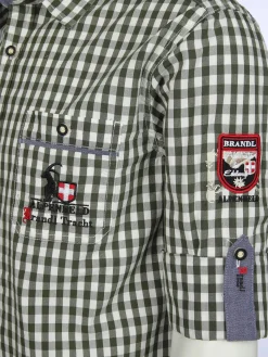 Herren Trachtenhemd im Karo-Look