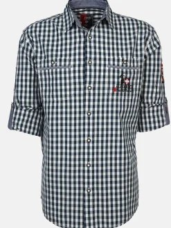 Herren Trachtenhemd im Karo-Look