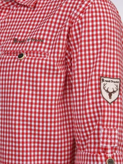 Herren Trachtenhemd mit Stickerei